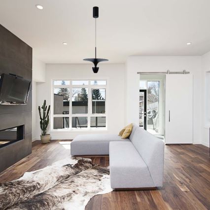 Світлодіодна підвісна люстра LED/9W/230V 3000K чорний