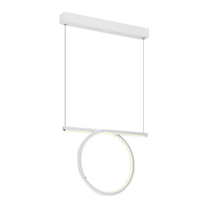 Світлодіодна підвісна люстра LOOP LED/20W/230V білий