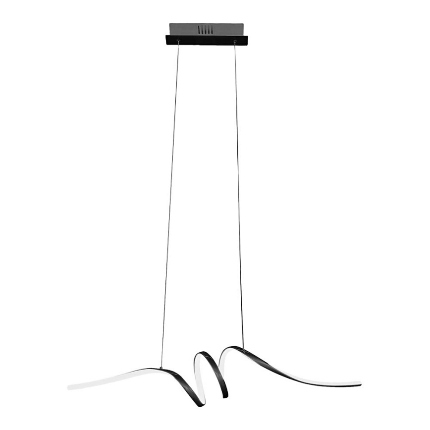 Світлодіодна підвісна люстра LOOP LED/28W/230V чорний