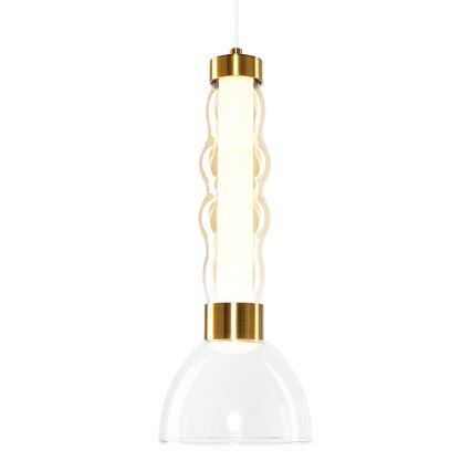 Світлодіодна підвісна люстра LUCCO LED/13W/230V діаметр 15 см золотий