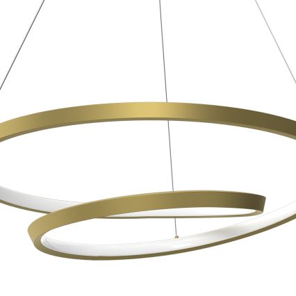 Світлодіодна підвісна люстра LUCERO LED/48W/230V золотий