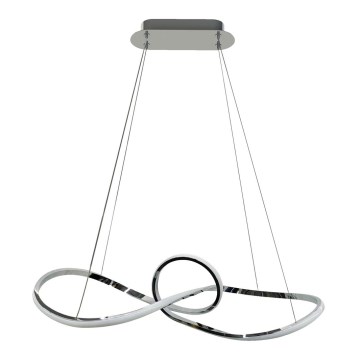 Світлодіодна підвісна люстра MARCO LED/42W/230V глянцевий хром