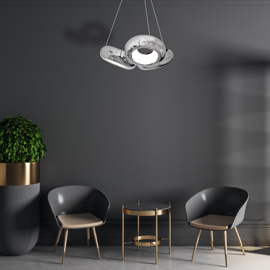 Світлодіодна підвісна люстра MERCURIO 3xLED/12W/230V
