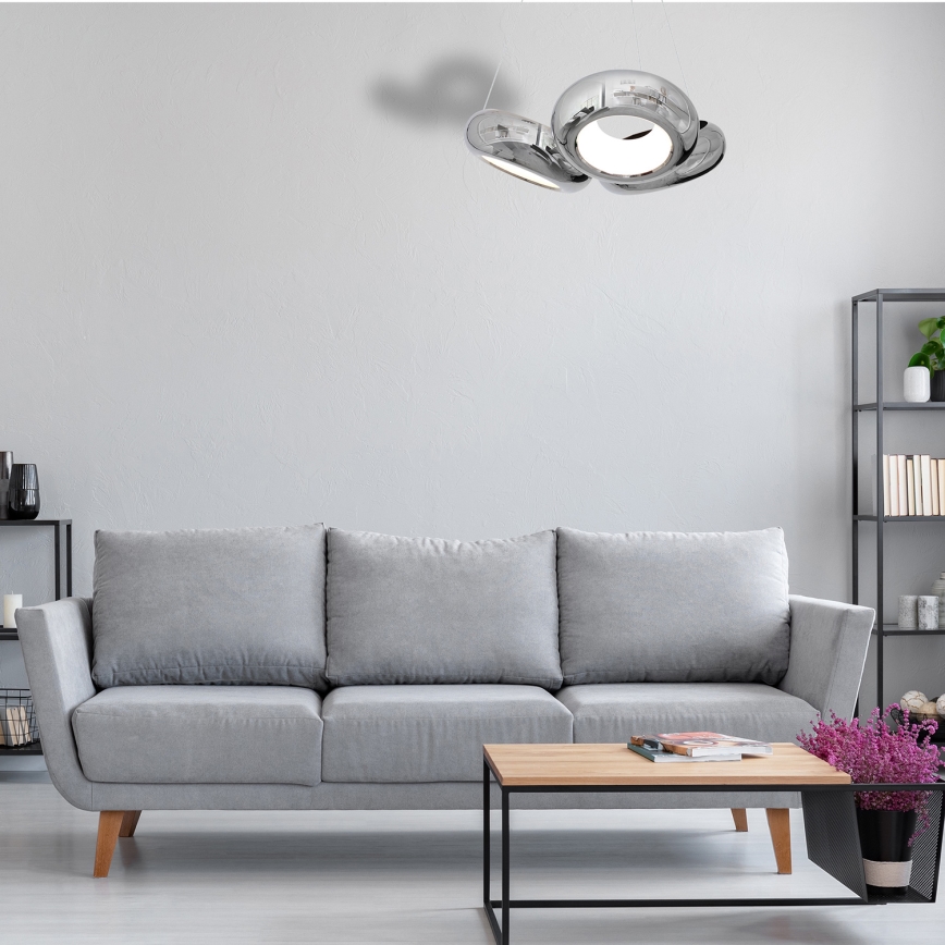 Світлодіодна підвісна люстра MERCURIO 3xLED/12W/230V