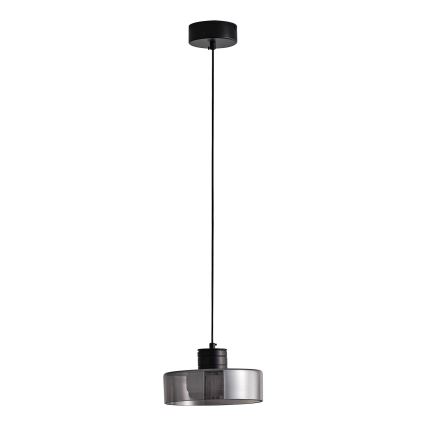Світлодіодна підвісна люстра NIMBUS LED/8W/230V 3000K чорний/димчастий діаметр 20 см