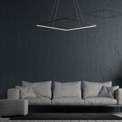 Світлодіодна підвісна люстра NIX LED/25W/230V чорний