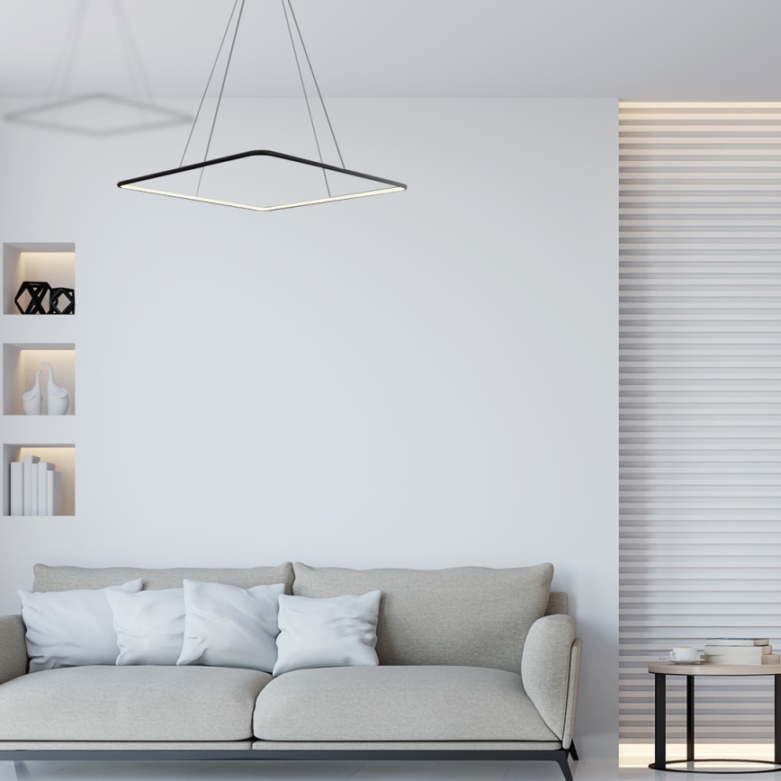 Світлодіодна підвісна люстра NIX LED/25W/230V чорний