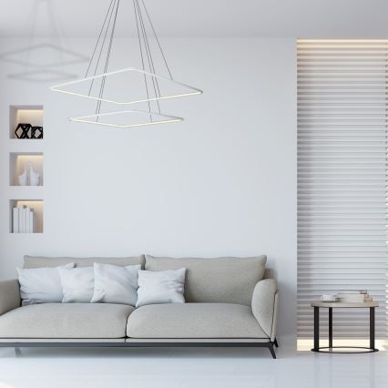 Світлодіодна підвісна люстра NIX LED/50W/230V білий