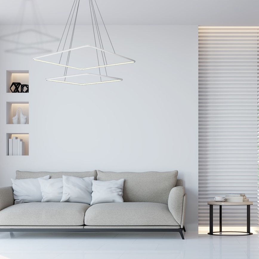 Світлодіодна підвісна люстра NIX LED/50W/230V білий