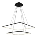 Світлодіодна підвісна люстра NIX LED/50W/230V чорний