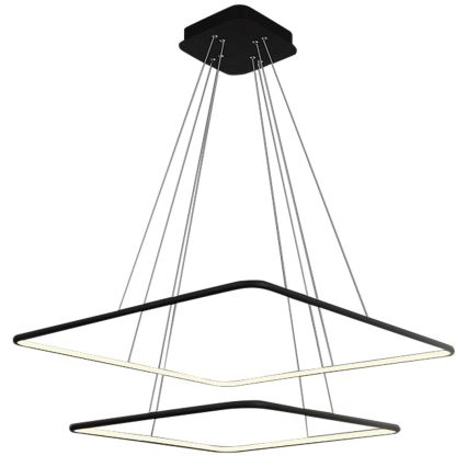 Світлодіодна підвісна люстра NIX LED/50W/230V чорний