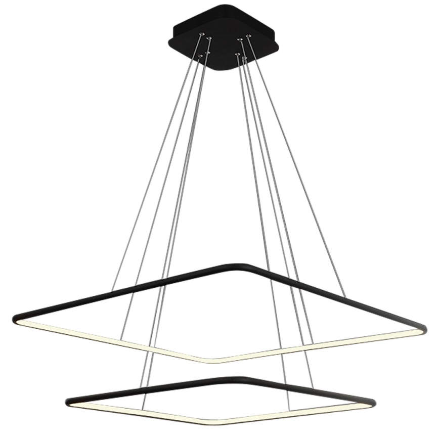 Світлодіодна підвісна люстра NIX LED/50W/230V чорний