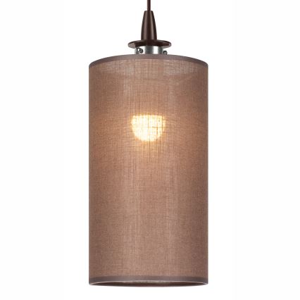 Світлодіодна підвісна люстра NOEL MINI 1xE27/60W/230V коричнева