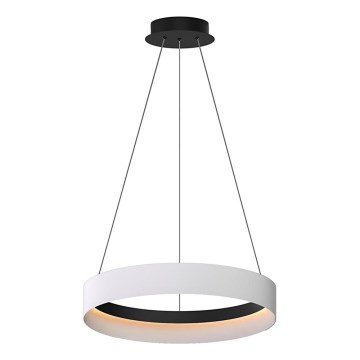 Світлодіодна підвісна люстра ORBITA LED/52W/230V білий/чорний