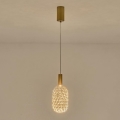 Світлодіодна підвісна люстра PERFORATO LED/6,3W/230V 3000K золотий діаметр 13 см