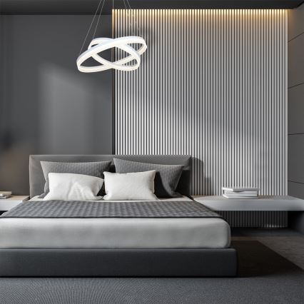 Світлодіодна підвісна люстра RING з дистанційним керуванням LED/60W/230V