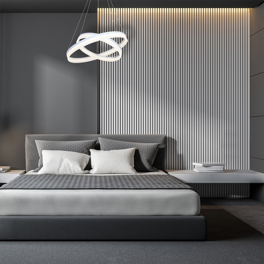 Світлодіодна підвісна люстра RING з дистанційним керуванням LED/60W/230V