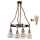 Світлодіодна підвісна люстра ROPE ALEGRA 4xE27/10W/230V