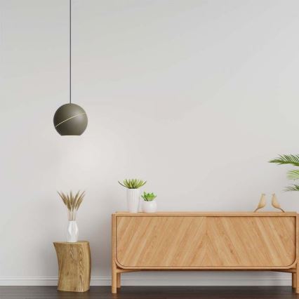 Світлодіодна підвісна люстра сенсорний LED/8,5W/230V 3000K сірий