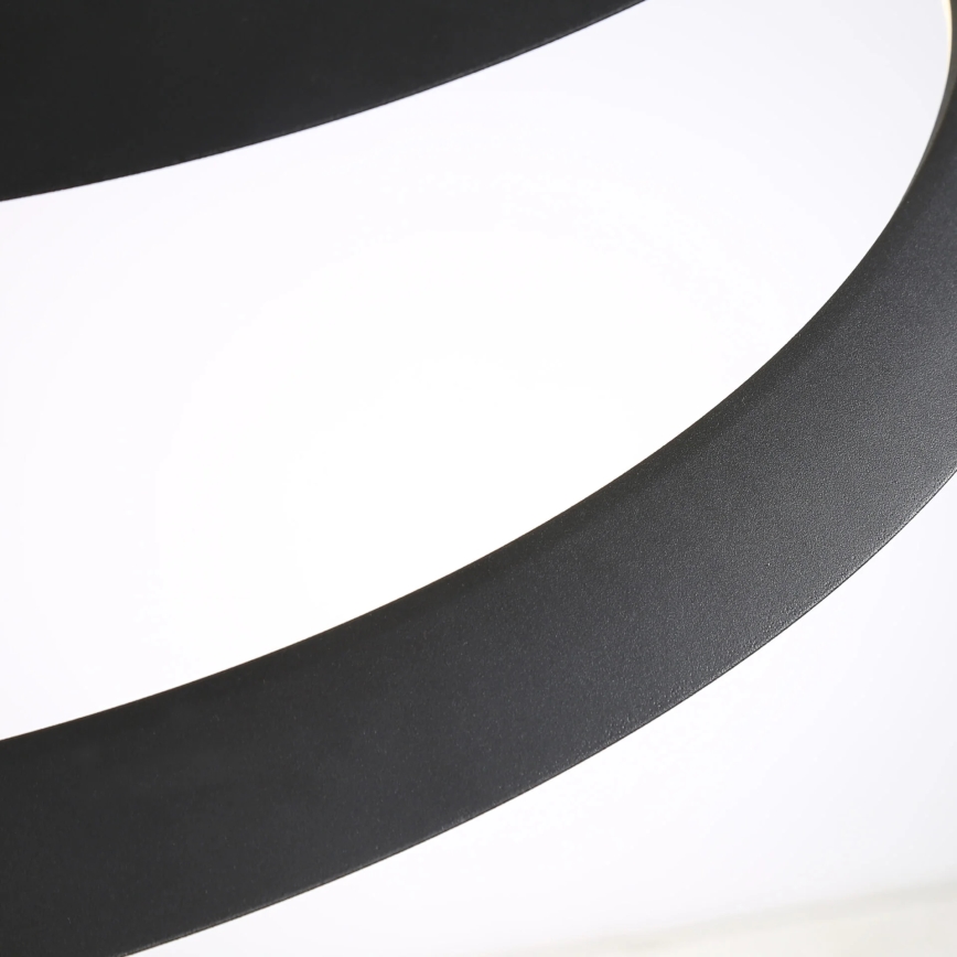 Світлодіодна підвісна люстра TANGO LED/44W/230V 4000K діаметр 60 см чорний