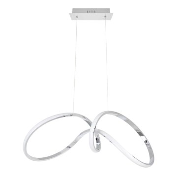 Світлодіодна підвісна люстра TESORO LED/48W/230V глянцевий хром
