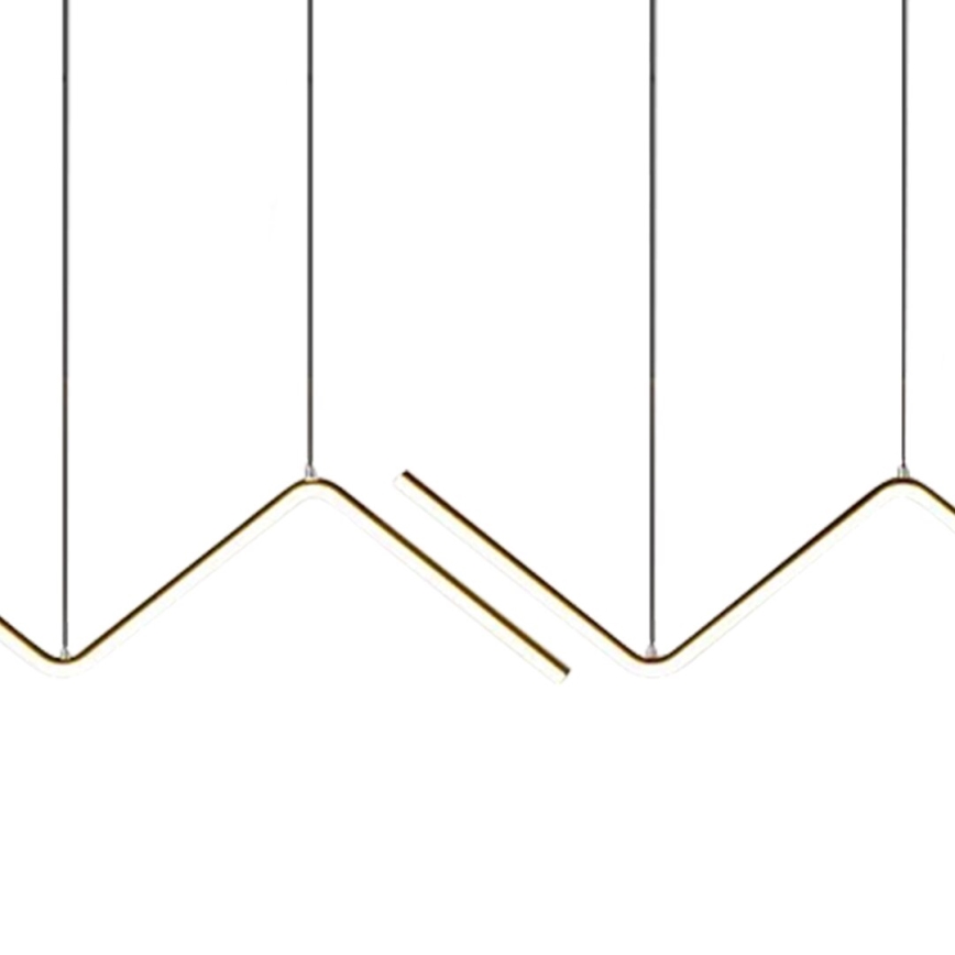 Світлодіодна підвісна люстра VERTE 2xLED/11W/230V чорний