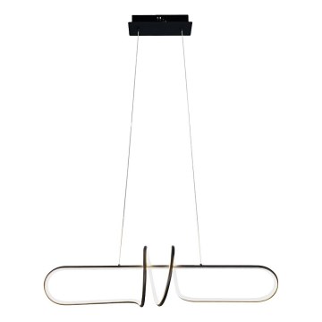 Світлодіодна підвісна люстра VERTIGO LED/54W/230V чорний