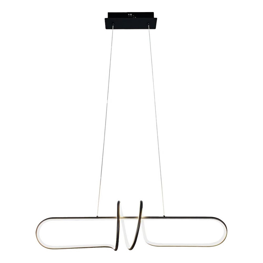 Світлодіодна підвісна люстра VERTIGO LED/54W/230V чорний