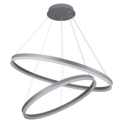 Світлодіодна підвісна люстра з регулюванням яскравості LED/100W/230V 3000-6500K діаметр 80 см + пульт дистанційного керування