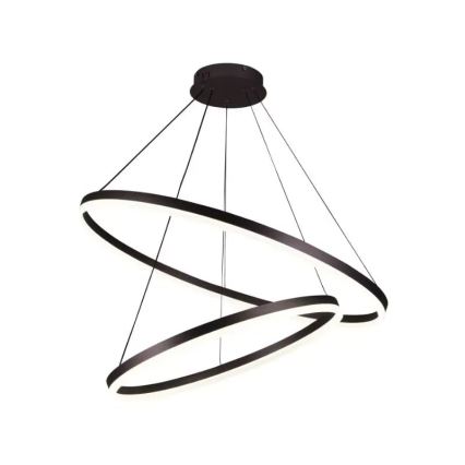 Світлодіодна підвісна люстра з регулюванням яскравості LED/100W/230V 3000-6500K діаметр 80 см + пульт дистанційного керування