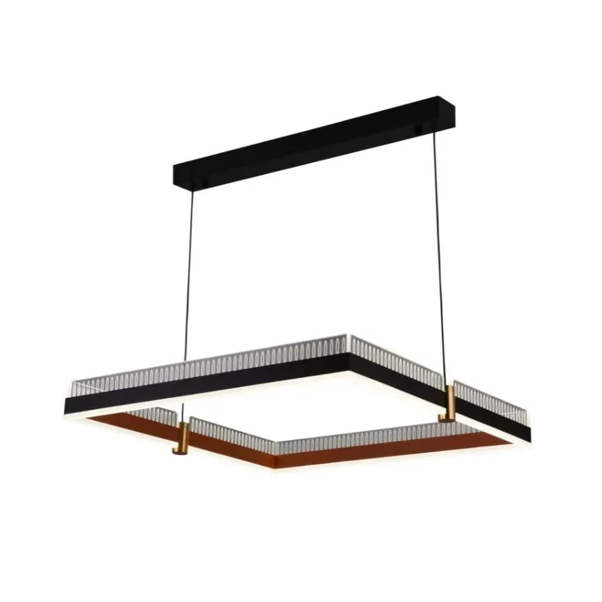 Світлодіодна підвісна люстра з регулюванням яскравості LED/100W/230V 3000-6500K + пульт дистанційного керування