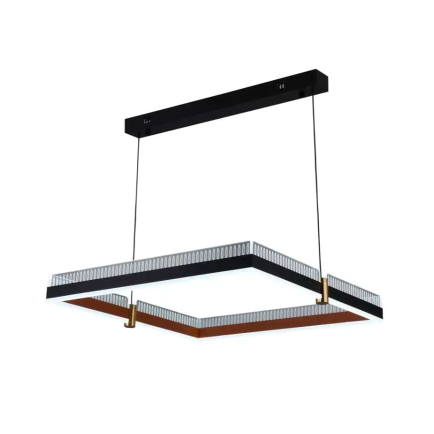 Світлодіодна підвісна люстра з регулюванням яскравості LED/100W/230V 3000-6500K + пульт дистанційного керування