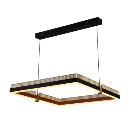 Світлодіодна підвісна люстра з регулюванням яскравості LED/100W/230V 3000-6500K + пульт дистанційного керування