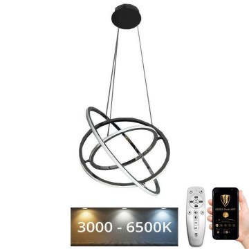 Світлодіодна підвісна люстра з регулюванням яскравості LED/105W/230V 3000-6500K + пульт дистанційного керування