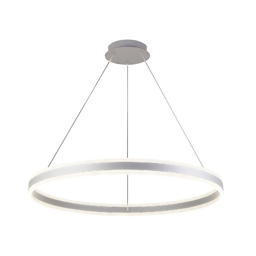 Світлодіодна підвісна люстра з регулюванням яскравості LED/110W/230V 3000-6500K діаметр 80 см + пульт дистанційного керування