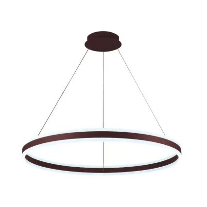 Світлодіодна підвісна люстра з регулюванням яскравості LED/110W/230V 3000-6500K діаметр 80 см + пульт дистанційного керування