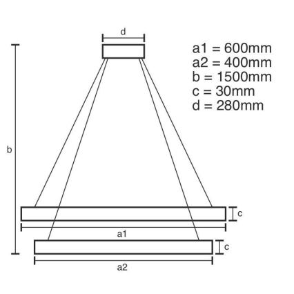 LED з регулюванням яскравості кришталева люстра підвісна LED/115W/230V 3000-6500K срібний + пульт дистанційного керування