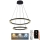 Світлодіодна підвісна люстра з регулюванням яскравості LED/130W/230V 3000-6500K + пульт дистанційного керування