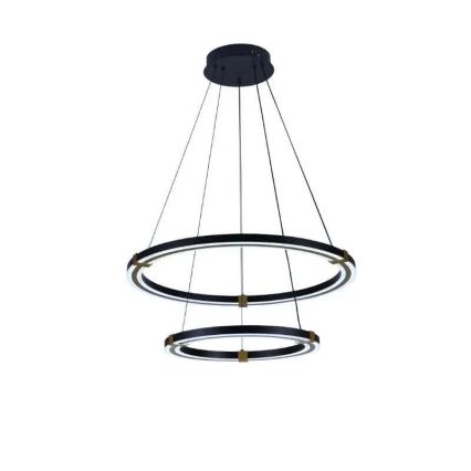 Світлодіодна підвісна люстра з регулюванням яскравості LED/130W/230V 3000-6500K + пульт дистанційного керування