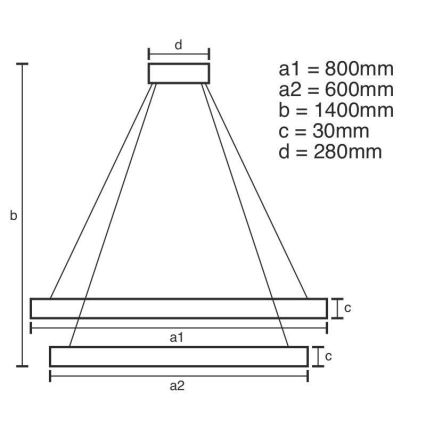 LED з регулюванням яскравості кришталева люстра підвісна LED/160W/230V 3000-6500K срібний + пульт дистанційного керування