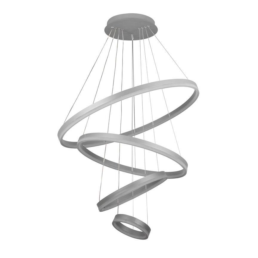 Світлодіодна підвісна люстра з регулюванням яскравості LED/165W/230V 3000-6500K діаметр 80 см + пульт дистанційного керування