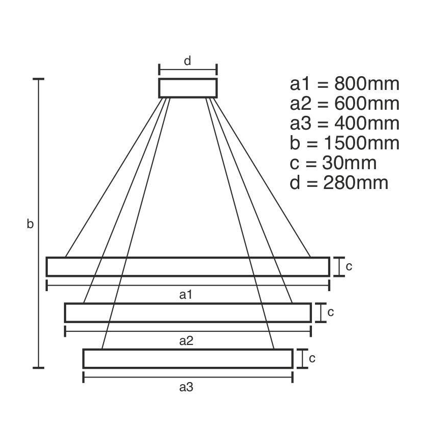 LED з регулюванням яскравості кришталева люстра підвісна LED/210W/230V 3000-6500K срібний + пульт дистанційного керування