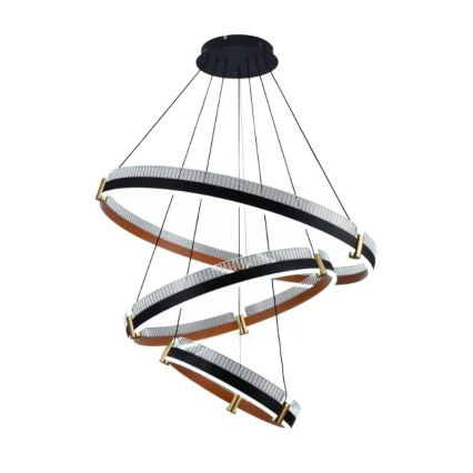 Світлодіодна підвісна люстра з регулюванням яскравості LED/240W/230V 3000-6500K + пульт дистанційного керування