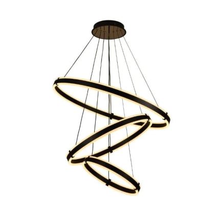 Світлодіодна підвісна люстра з регулюванням яскравості LED/250W/230V 3000-6500K + пульт дистанційного керування