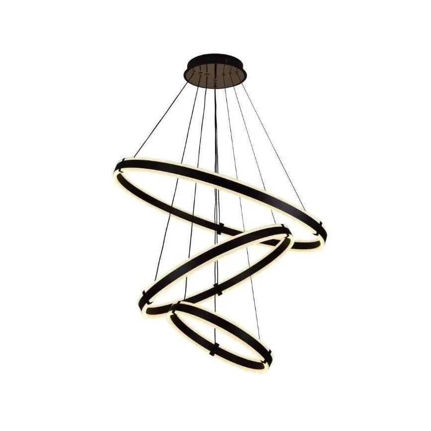 Світлодіодна підвісна люстра з регулюванням яскравості LED/250W/230V 3000-6500K + пульт дистанційного керування