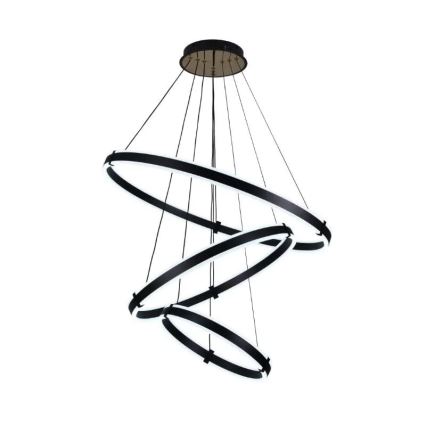 Світлодіодна підвісна люстра з регулюванням яскравості LED/250W/230V 3000-6500K + пульт дистанційного керування