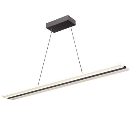 Світлодіодна підвісна люстра з регулюванням яскравості LED/40W/230V 3000-6500K хром + пульт дистанційного керування