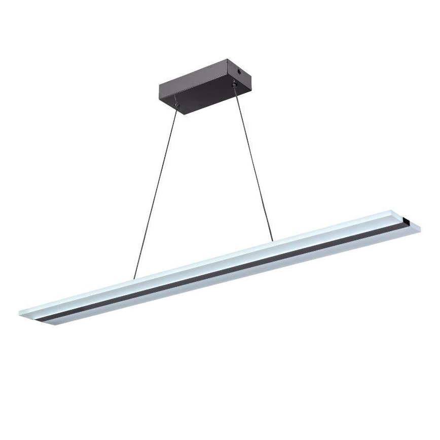 Світлодіодна підвісна люстра з регулюванням яскравості LED/40W/230V 3000-6500K хром + пульт дистанційного керування