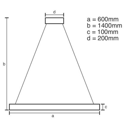 LED з регулюванням яскравості кришталева люстра підвісна LED/40W/230V 3000-6500K хром/золотий + пульт дистанційного керування