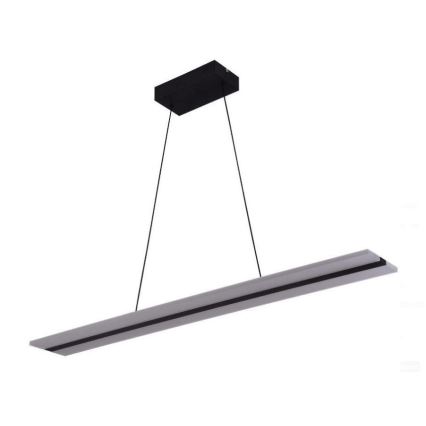 Світлодіодна підвісна люстра з регулюванням яскравості LED/40W/230V 3000-6500K чорний + пульт дистанційного керування
